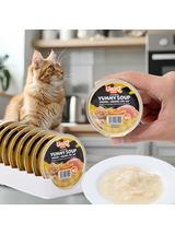 UNIQ PETS KARMA MOKRA DLA KOTA ROYAL CHICKEN rosół z kurczaka i żeń szenia 30 g x 8 szt
