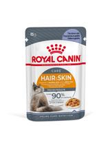 ROYAL CANIN Hair&Skin 12x85g w galaretce karma mokra w galaretce dla kotów dorosłych, zdrowa skóra, piękna sierść + niespodzianka dla kota GRATIS!