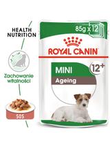 ROYAL CANIN Mini Ageing 12+ 12x85g  karma mokra w sosie dla psów dojrzałych po 12 roku życia, ras małych