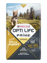 VERSELE-LAGA Opti Life Prime Puppy 2,5kg - karma bezzbożowa dla szczeniąt z kurczakiem