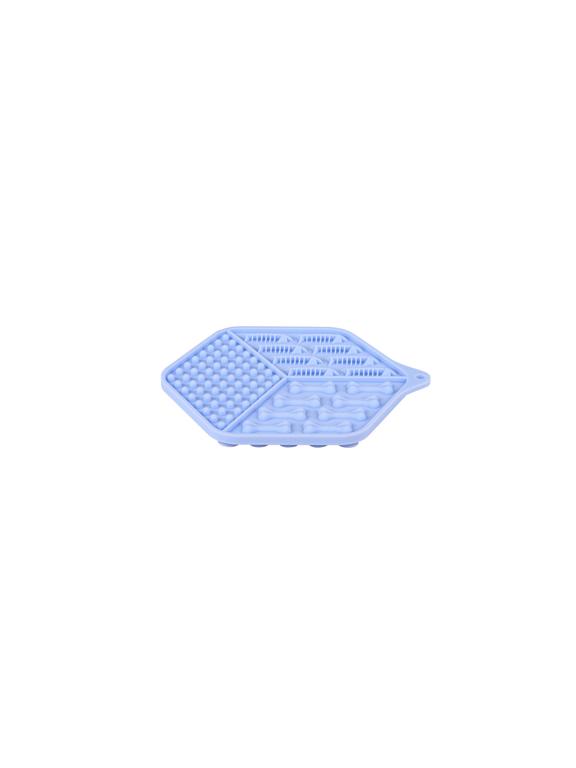 ZOLUX Silikonowa mata do lizania dla kota niebieska 18,5x15,5 cm
