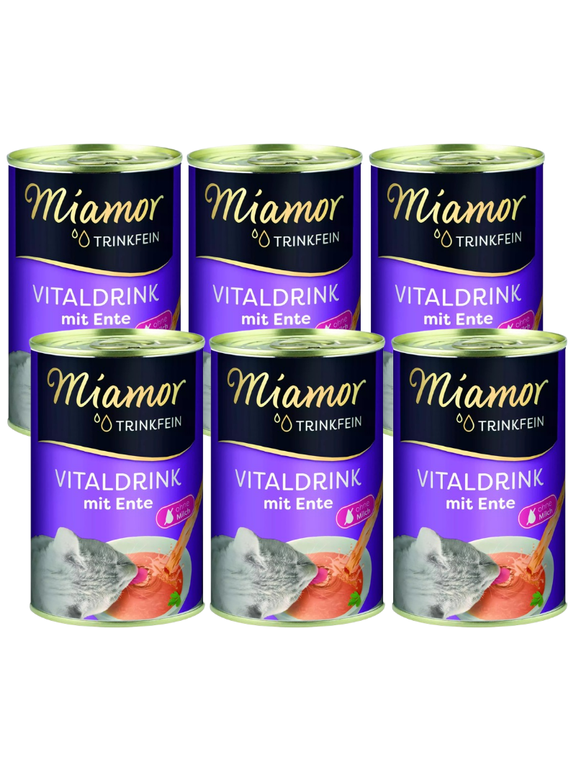 Miamor VitalDrink z kaczką 6x135ml