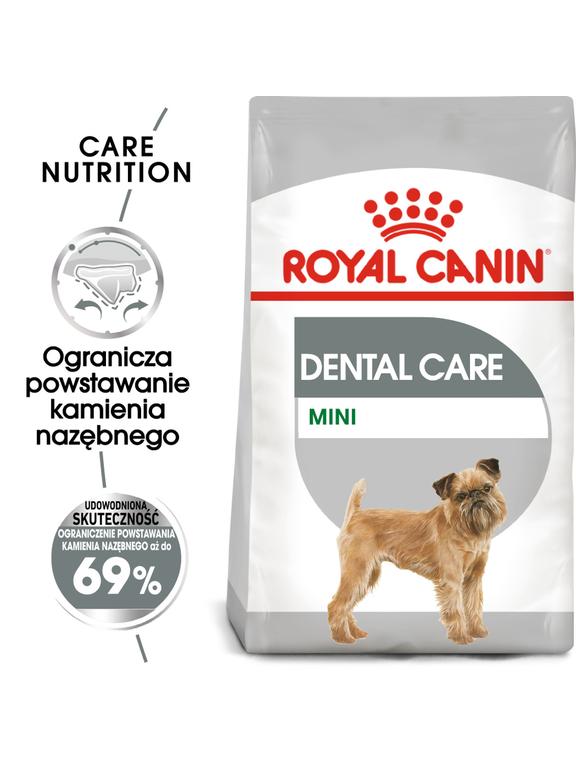 ROYAL CANIN CCN Mini Dental Care 3kg karma sucha dla psów dorosłych, ras małych, redukująca powstawanie kamienia nazębnego