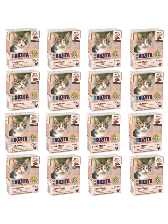 BOZITA Cat Wątróbka Drobiowa w sosie  24x370g