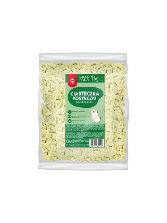 MACED Ciastka Miętowe Kosteczki Szczeniak 1kg