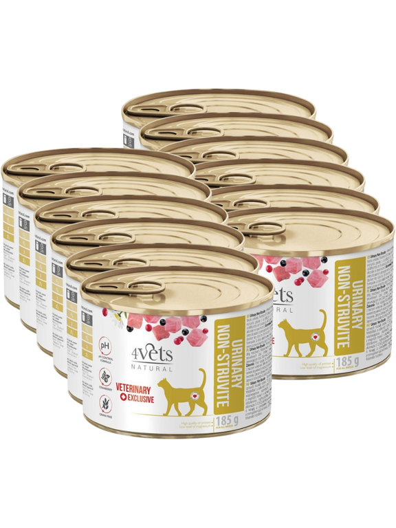 4Vets Cat Urinary Non-struvite 12x185g