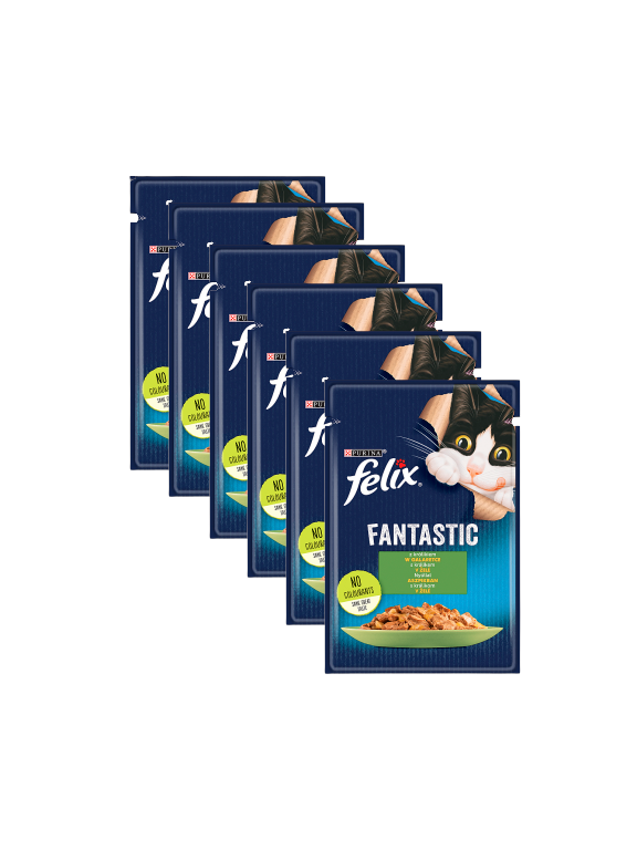 FELIX Królik w galaretce - saszetka 26x85g