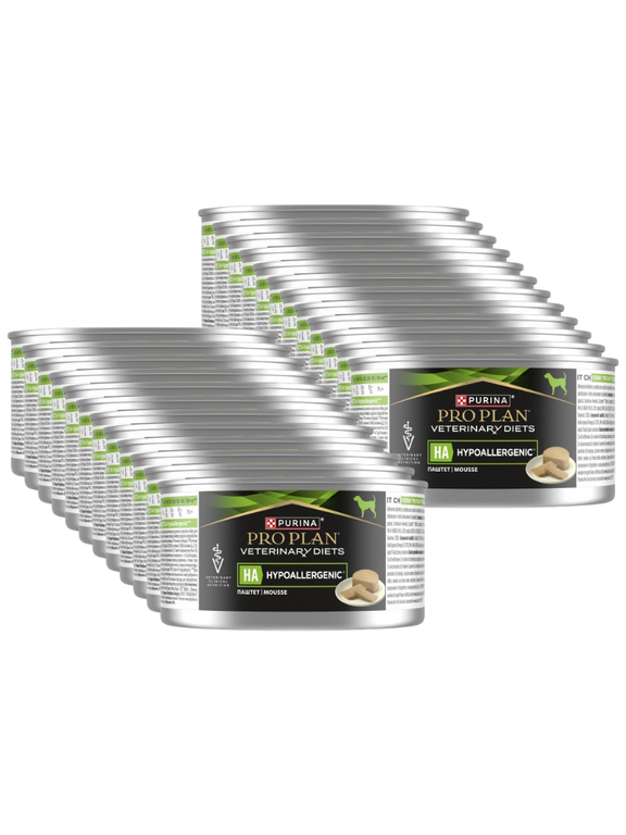 PRO PLAN Veterinary Diets HA Hypoallergenic Karma mokra dla psa mus 24x195g