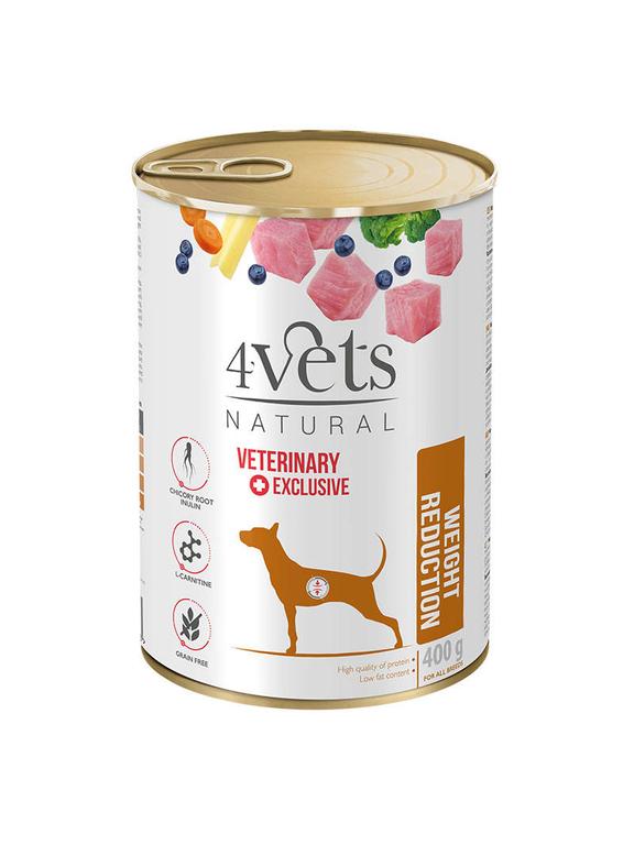 4Vets dla psów Weight Reduction 400g