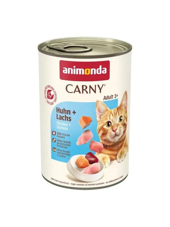 ANIMONDA Cat Carny Adult smak: kurczak i łosoś 400g