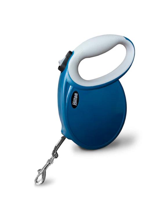 SMART DOG TAPE L GRANATOWO-SZARA SMYCZ A UTOMATYCZNA 5M  DLA PSA DO 30KG