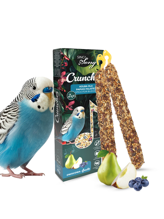SING&SONG cruncher dla papużki falistej 85g owocowy