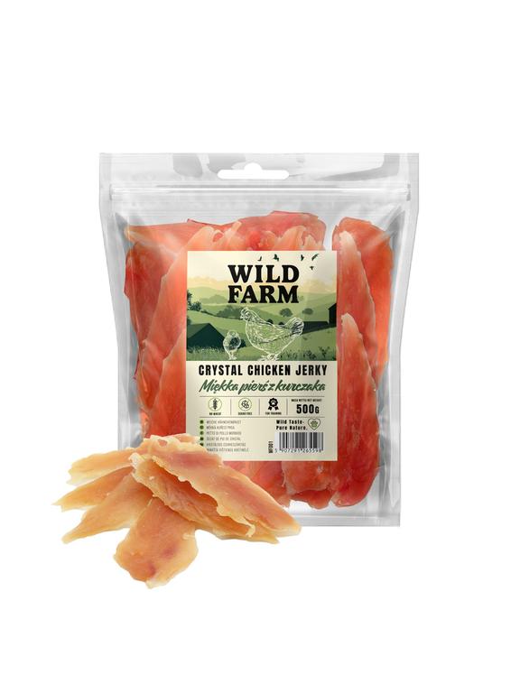 WILD FARM Miękka pierś z kurczaka 500g przysmak dla psa