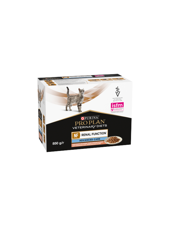 PRO PLAN Veterinary Diets NF AC Renal Function Karma mokra dla kota z łososiem 10x85g
