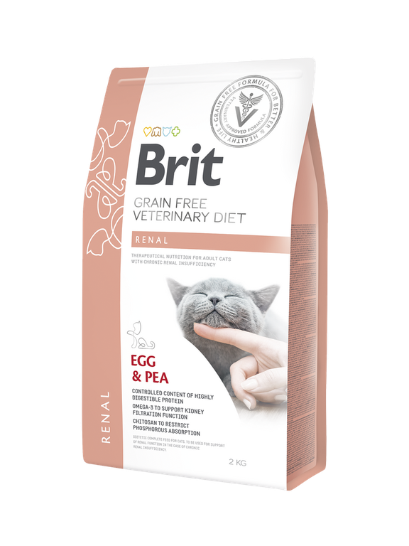 Brit gf veterinary diets cat Renal 2kg