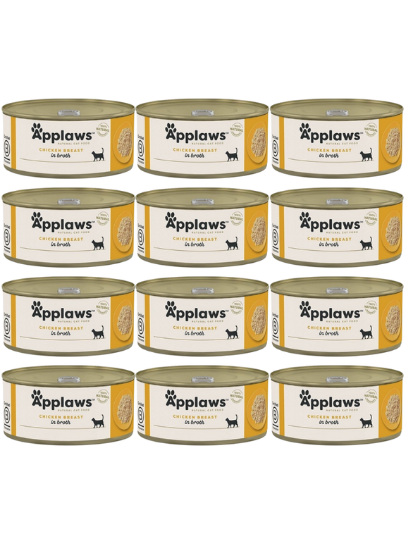 Applaws Cat Pierś z Kurczaka 12x70g PUSZKA