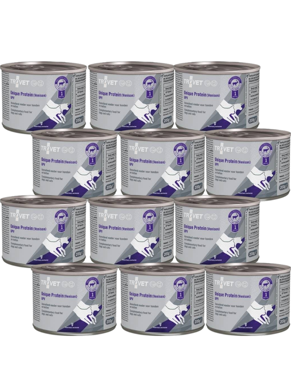 TROVET UPV Unique Protein (Dziczyzna) 12x200g dla kota/psa