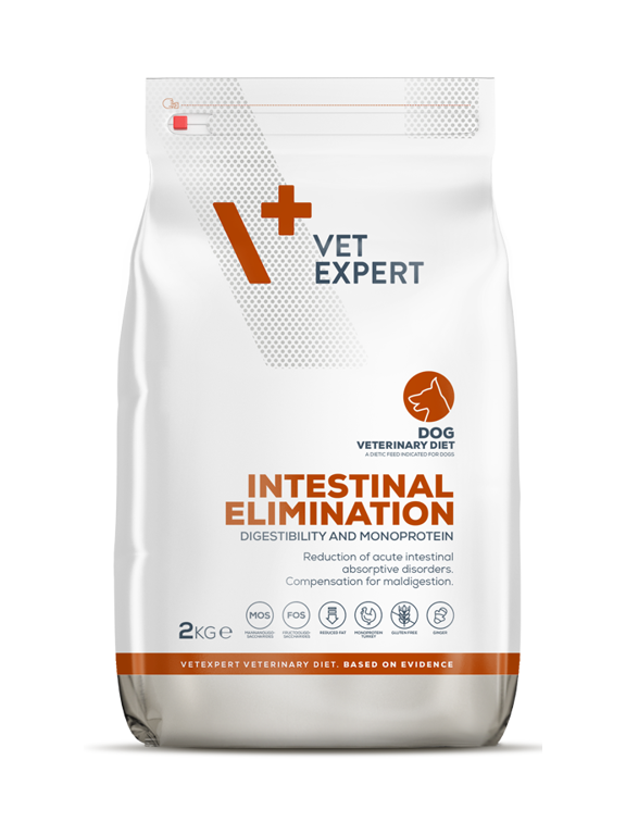 VETEXPERT Dog Intestinal Elimination 2kg /Opakowanie uszkodzone (6112)