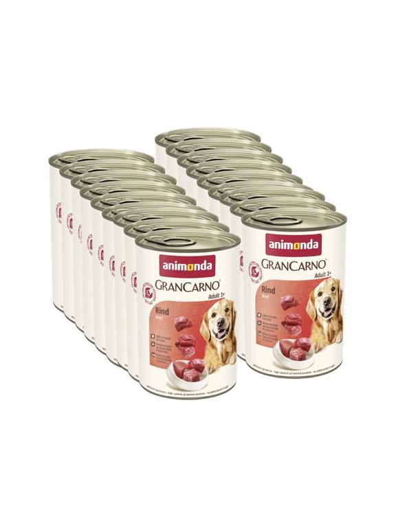 ANIMONDA GranCarno Adult Dog smak: Wołowina 18x400g