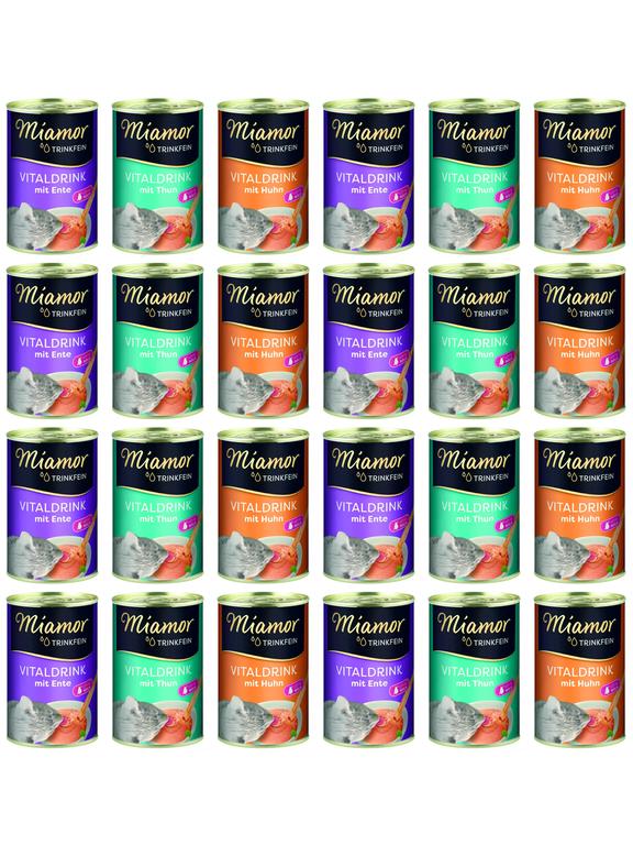 Miamor VitalDrink Mix smaków 24x135ml