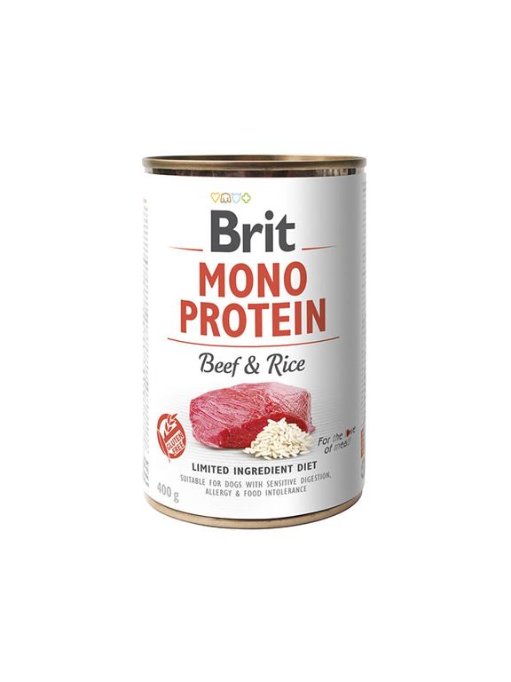 BRIT MONO PROTEIN BEEF & BROWN RICE 400g