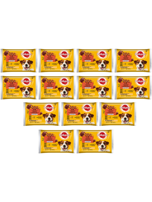 Pedigree Vital Protection  Jagnięcina i Kurczak w Galaretce 13x(4x100g)