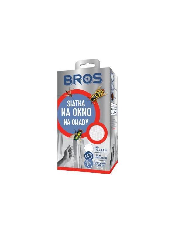 BROS - siatka na okno 130x150 biała
