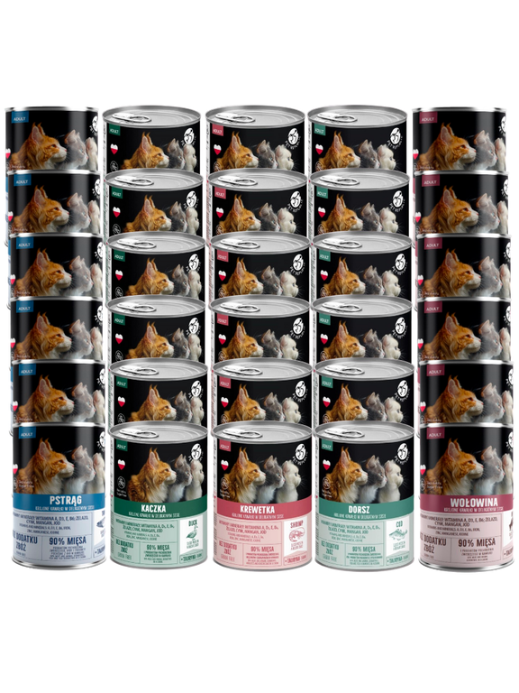 PetRepublic kawałki w sosie Mix Smaków 30x400g dla kota