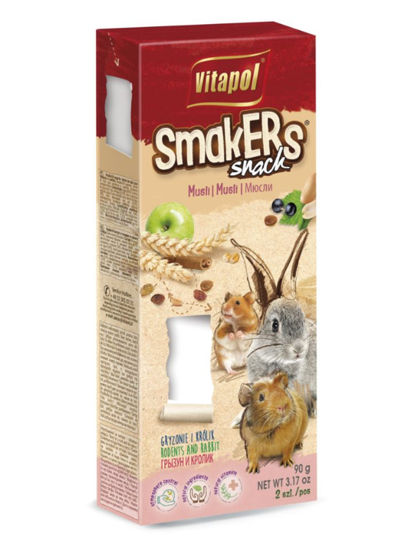 VITAPOL Kolby dla gryzoni „Smakers” musli 2szt.