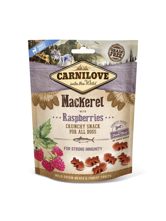 Carnilove Crunchy Snack, makrela i malina 200 g