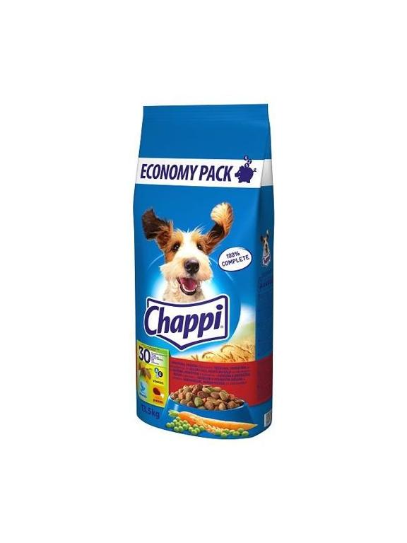 CHAPPI 13,5kg - sucha karma dla psów z wołowiną, drobiem i warzywami