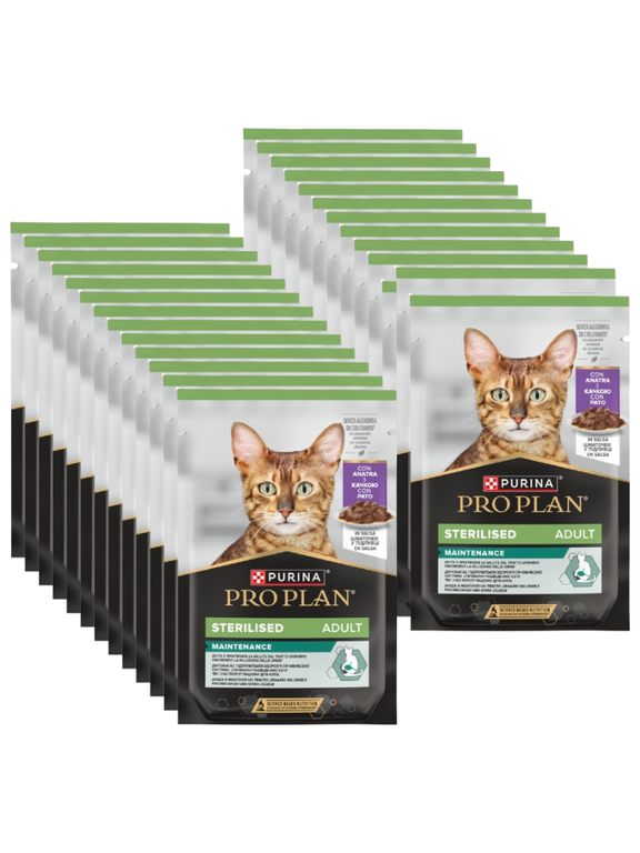 Purina Pro Plan Sterilised z kaczką dla kota 26x85g