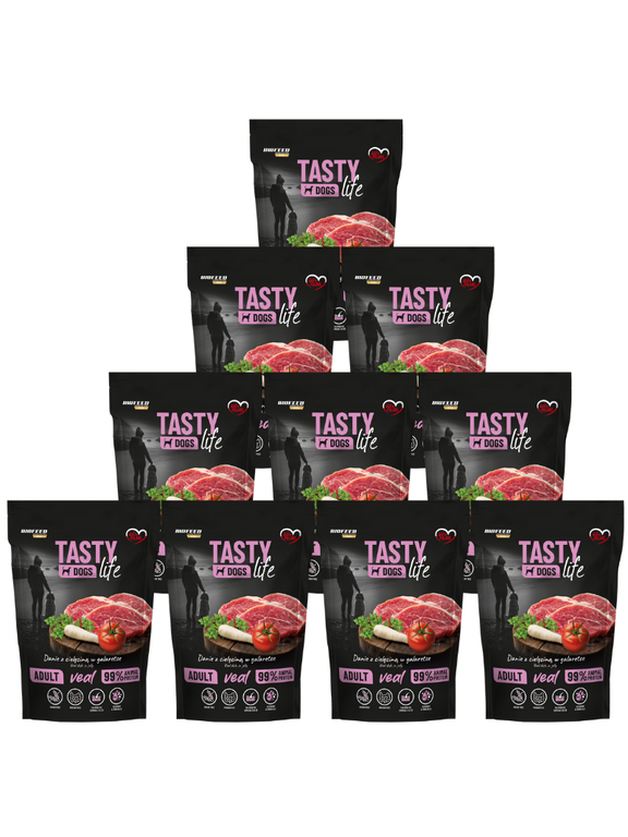 Tasty Dogs Life Danie z cielęciną w galaretce 10x150g