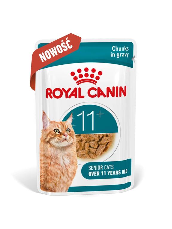 ROYAL CANIN mokra karma dla kotów, Senior Ageing 11+, sos12x85 g