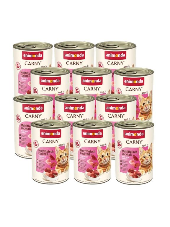 ANIMONDA Cat Carny Adult smak: multi koktajl mięsny 12 x 400g