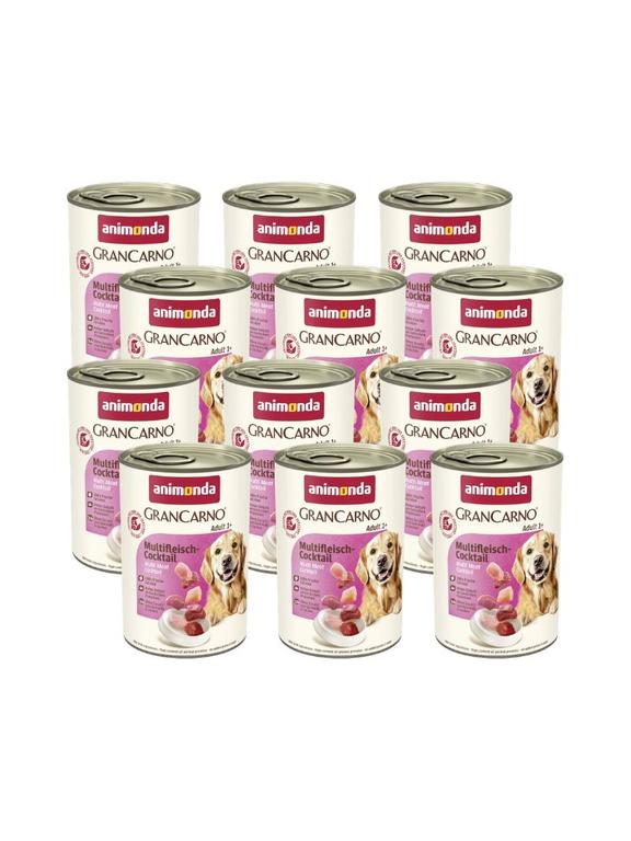 ANIMONDA GranCarno Adult Dog smak: Koktajl mięsny  12 x 400g