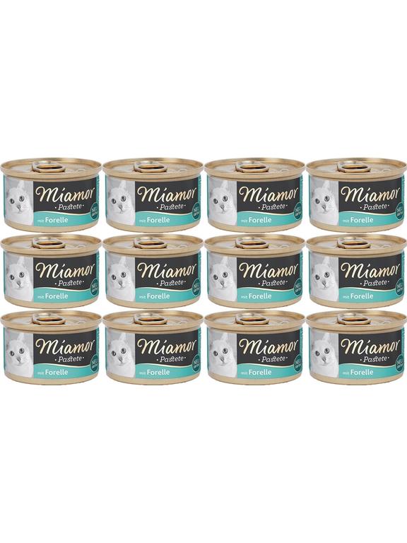 Miamor Pastete pstrąg 12x85g puszka