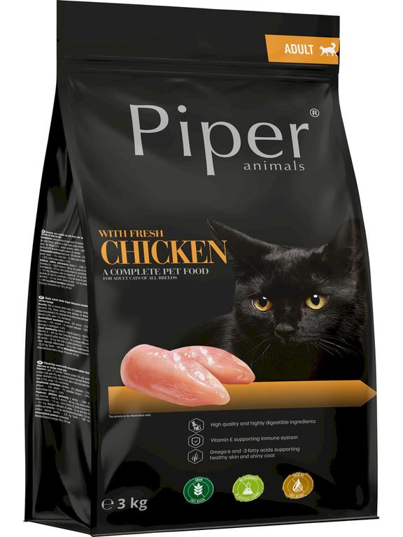 DOLINA NOTECI Piper Animals z kurczakiem dla kotów 3kg