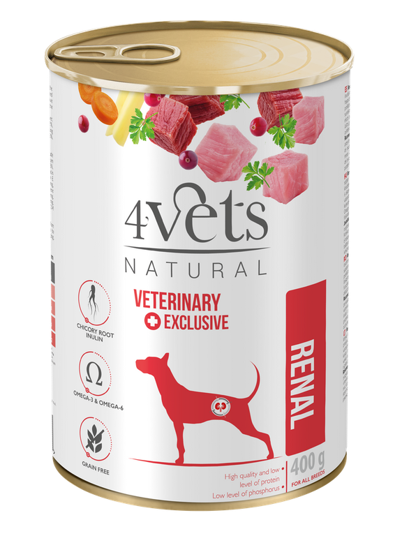 4Vets dla psów Renal 400g