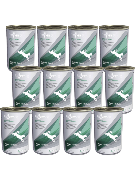 TROVET WRD Weight & Diabetic (dla psa)  12 x 400g - puszka