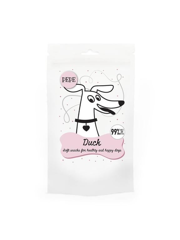 Paka Zwierzaka  PEPE mini chunkies Duck (kaczka) 70g