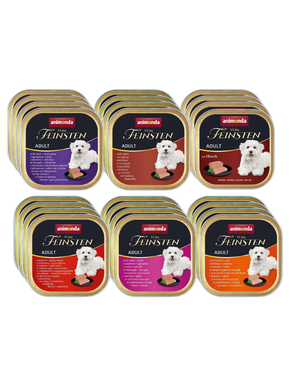 ANIMONDA Dog Vom Feinsten Adult smak: Mix Smaków 24x150g