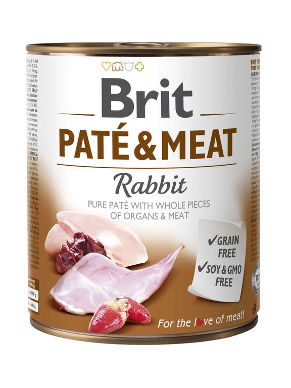 BRIT PATE & MEAT RABBIT 800g