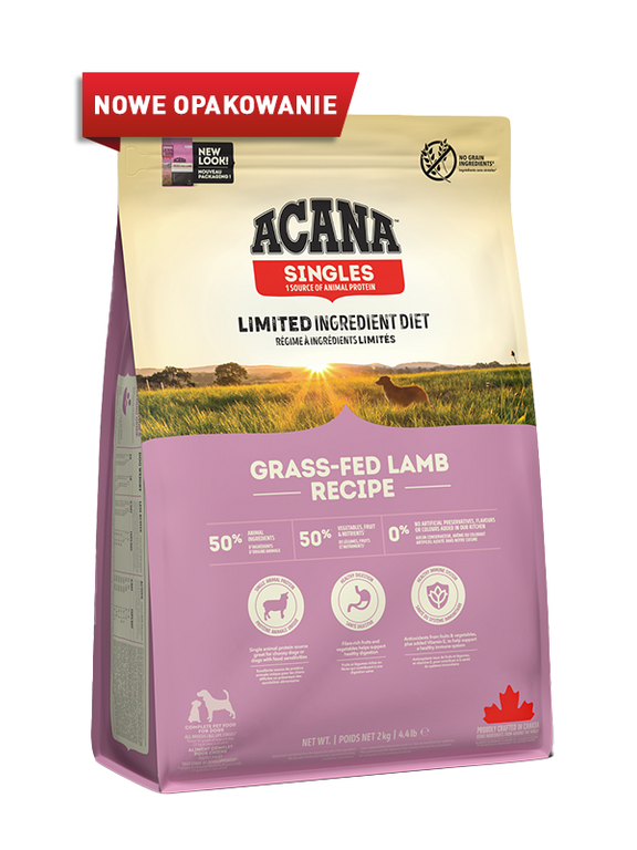 ACANA SINGLES Grass-Fed Lamb 2kg