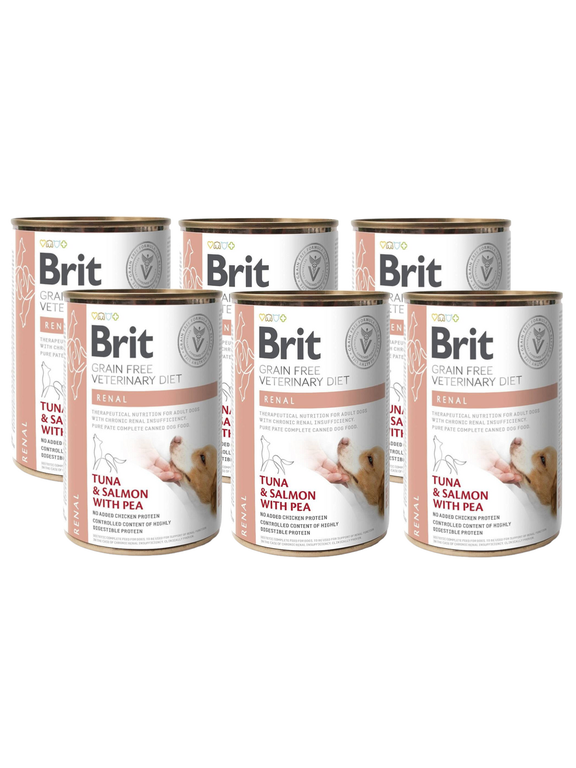BRIT GF veterinary diets dog Renal 6x400g-karma mokra dla psa