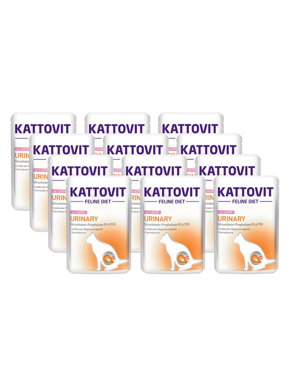 Kattovit Urinary łosoś 12x85g saszetka