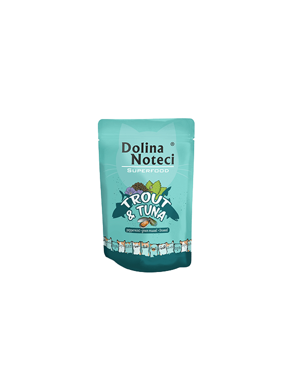 DOLINA NOTECI Superfood pstrąg i tuńczyk saszetka 85g