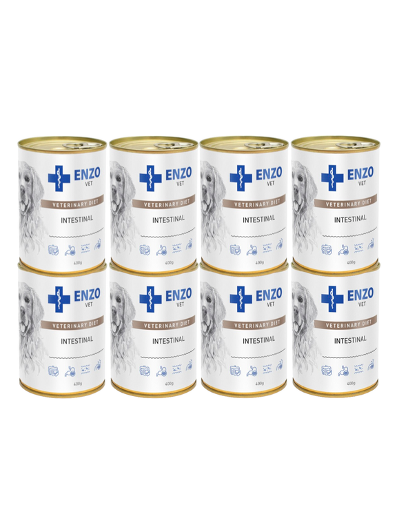 ENZO VET Intestinal dieta z chorobami przewodu pokarmowego z jagnięciną dla psów 8x400g