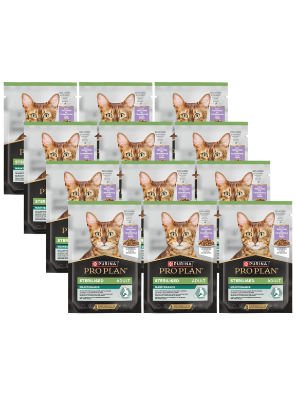 Purina Pro Plan Sterilised z indykiem dla kota 12x85g