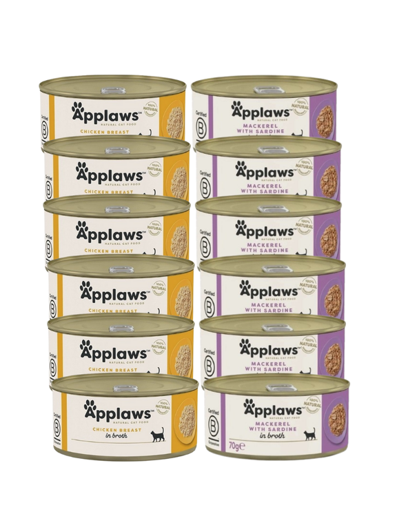 Applaws Cat Mix Smaków 12x70g PUSZKA